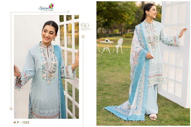 Adan Libas Chikankari Vol 12 Cambric Cotton Pakistani Suits Catalog